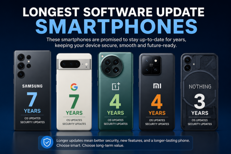 longest software update smartphones